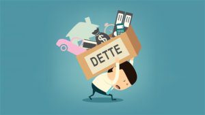 Personne endettée, représentation de l'article "Le délai de paiement en cas de dettes"